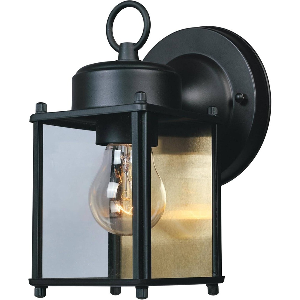 Designers Fountain 1161-BK Preston Outdoor Light Fixture Black 8" Exterior Wall